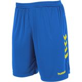 Hummel Memphis Short Heren - Royal / Geel | Maat: L