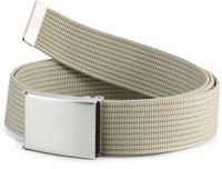 Ladeheid Herenriem - Beige - 125x4 cm