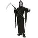 Widmann Kinderkostuum Magere man, zwart gewaad, Grim Reaper