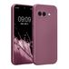 kwmobile metallic telefoonhoesje van TPU - geschikt voor Google Pixel 9a - Flexible case voor smartphone - In metallic lila
