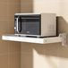 Merkloos Magnetron Rack - Wandplank Keuken - Keuken Organisatie - Ruimtebesparend Ontwerp - 49cm - Wit