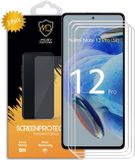 MobyDefend 3-Pack Screenprotectors - Gehard Glas - Geschikt voor Xiaomi Redmi Note 12 Pro 5G