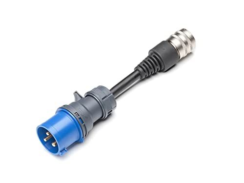 Juice Connector - CEE32 Blauw Adapter voor Auto Oplader