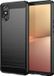 Techsuit Hoesje geschikt voor Sony Xperia 10 VI - Carbon Silicone Back Cover - Zwart