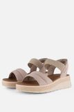 Skechers Slip-ins Bobs Sun Ray Dames Sandalen Taupe