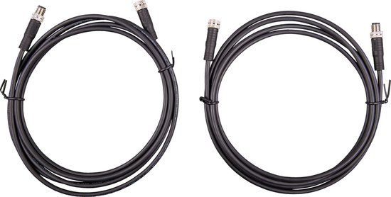 M8 circular connector Male/Female 3 pole cable 1m (bag of 2)