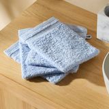 NOUS Living washand lichtblauw (set van 4) (15x20 cm)