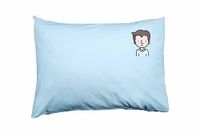 Bona Basics Decoratieve kussenhoes Lichtblauw 50x35 cm