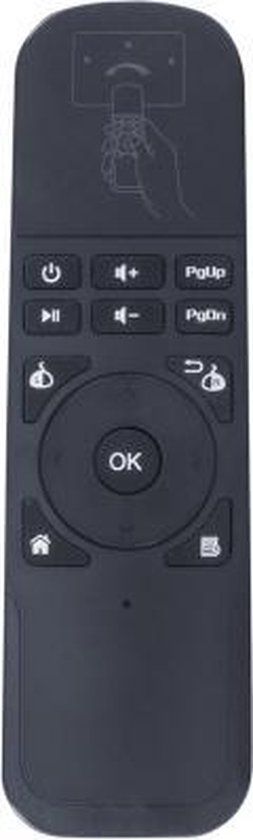 Amiko Afstandsbediening Amiko WLF-88 met Fly Mouse - Zwart