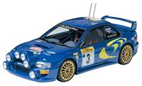 Tamiya 24199 1:24 Subaru Impreza WRC - originele replica, modelbouw, kunststof bouwset, doe-het-zelf, vrije tijd, collage, modelbouwset, montage, ongeverfd, rood