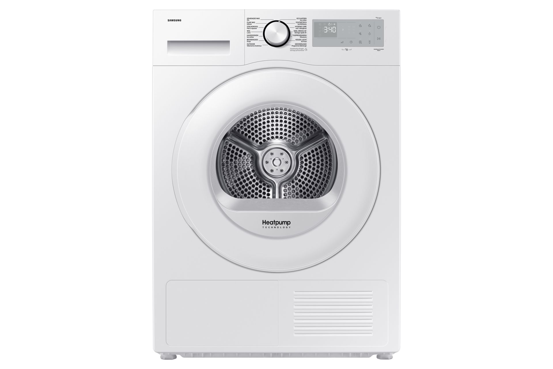 Samsung DV9UDG52A0THEN - Warmtepompdroger - 9 kg - A+++ - Wit