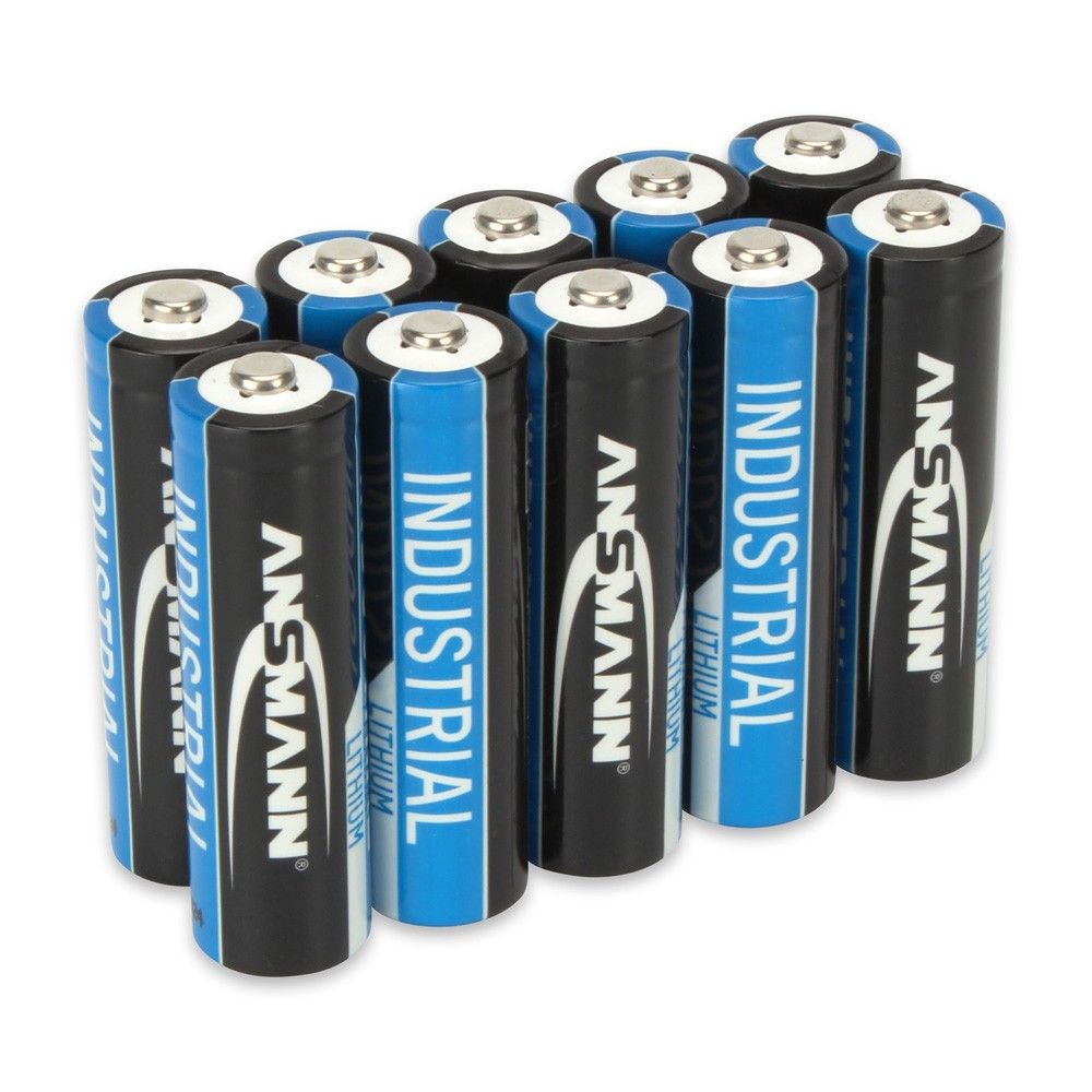 Ansmann 1502-0005 - Huishoudelijke batterijen - Zwart - 10 stuks - Lithium