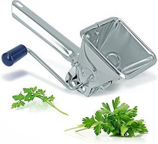 Metaltex Peterseliemolen RVS - Kruidenmolen - Zilver