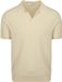 Profuomo Poloshirt Riva Structure Ecru - Maat M - Heren