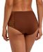 FALKE Delicate Touch Mid Waist Slipjes Dames Bruin - Maat S