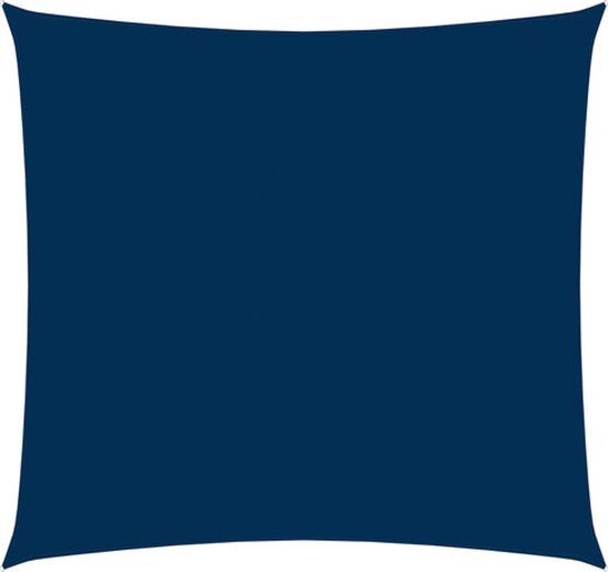 vidaXL Zonnescherm vierkant 3,6x3,6 m Oxford stof blauw
