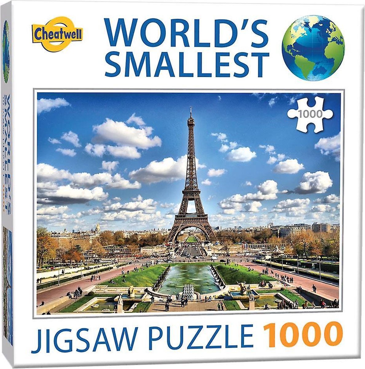 Cheatwell Games 658 13343 1000 Stuk Jigsaw EA World's kleinste puzzels Eiffeltoren