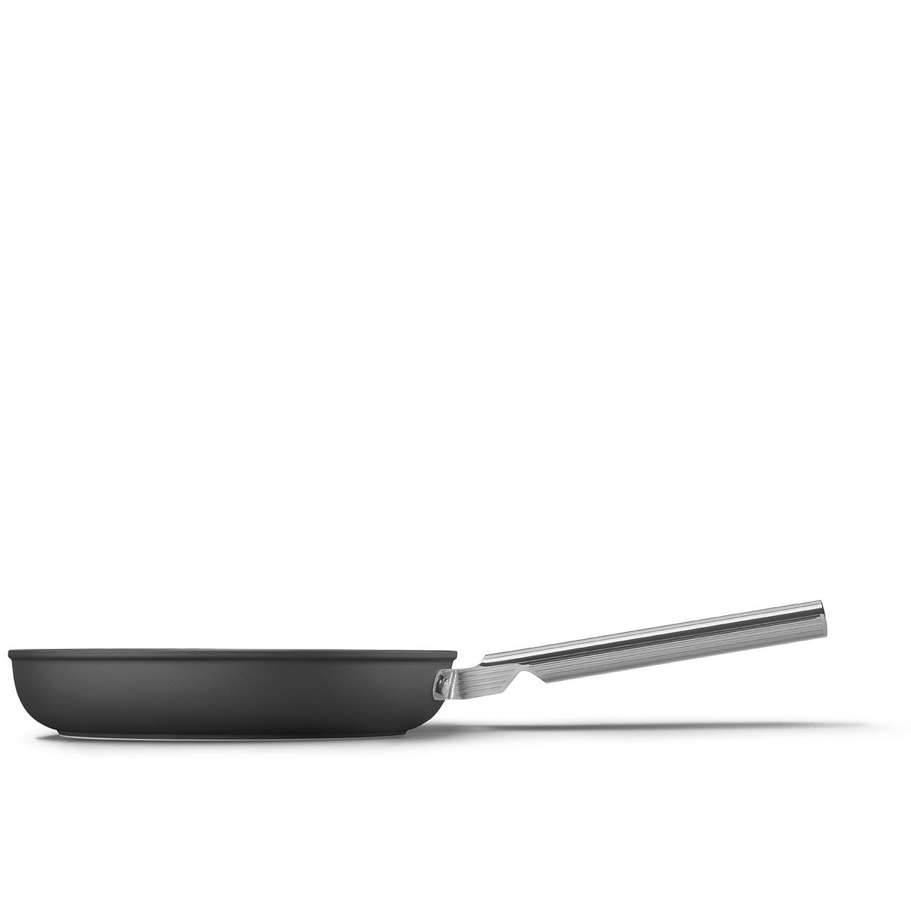 Smeg CKFF2601BLM - 26cm Round All-purpose Pan - Black/Stainless Steel