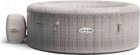 Bestway Lay-Z-spa Honolulu - 6 persoons - 196 cm - Grijs