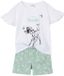 Vertbaudet Set Disney® Bambi Pyjama T-shirt & Short Meisjes 140cm Grijsblauw 100% Katoen