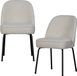 WOOOD Vogue Eetkamerstoelen - Bouclé - Naturel - Set van 2