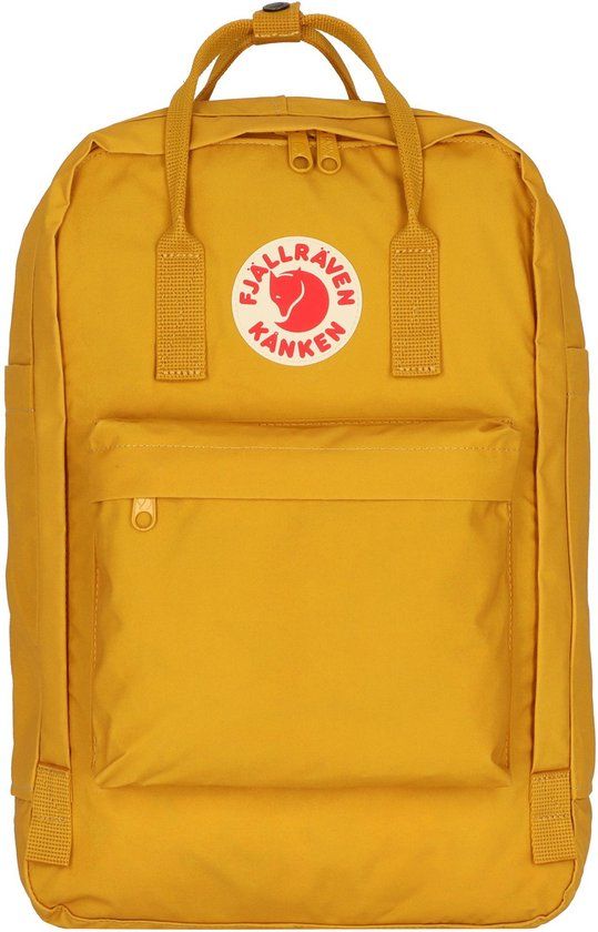 Fjällräven Kånken Laptop 17" Rugzak - Ochre - Polyester - Geel - Unisex