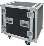JVCase Beglec NV JVCase RackCase 12U Flightcase Zwart/Zilver Aluminium/Hout 19 inch