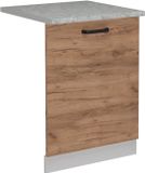 Vicco R-Line Vaatwasserfrontpaneel – 60 cm, WB Marmer Krachtige eik goud