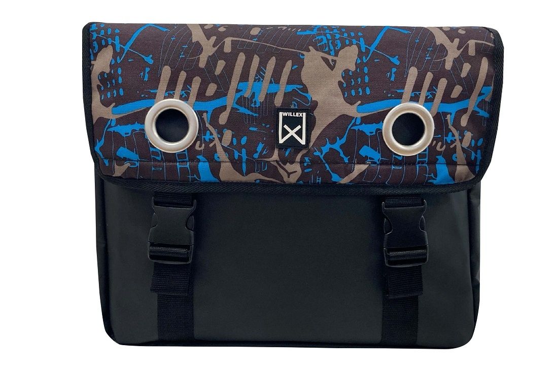 WILLEX Dubbele fietstas Bisonyl 30L ICE - 5425023138083