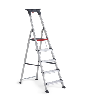Altrex Double Decker® Huishoudtrap 5 treeds - Werkhoogte 3,0 meter