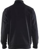 Blåkläder Sweatshirt bi-colour met halve rits 3353-1158 - Zwart/Medium grijs - L