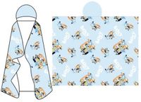 Bluey Fleece Plaid met Capuchon 120 x 150 cm - Polyester