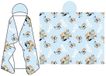 Bluey Fleece Plaid met Capuchon 120 x 150 cm - Polyester