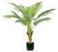 Areca Palm Arbre artificiel, 90 cm, 9 Feuilles, avec Base en mousse