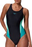 Speedo Colorblock Splice 2.0 1 Piece Dames Sportbadpak - Zwart/Paars