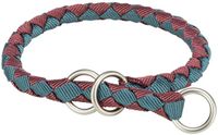 Trainingshalsband TRIXIE HALSBAND HOND CAVO HALFSLIP SANGRIA / PETROL 47-55X1.8 CM