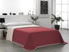 Martina Home Sprei, omkeerbaar, 100% polyester, beige-rood, bed 150 cm