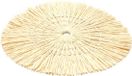 Chaks Placemat - D38 cm - gevlochten riet - beige - bohemian style
