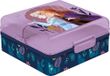 Tataway Disney paarse sandwichbox voor meisjes in bevroren plastic Elsa Anna met meerdere compartimenten