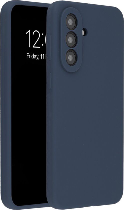 Accezz Liquid Silicone Backcover voor de Samsung Galaxy A57 (5G) - Donkerblauw