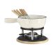 Nordwik Cocotte à fondue émaillée Crème, 1,8 L