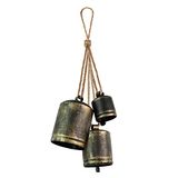 KPCB Kerst Bells Rustieke Kerst Decor Vintage Stijl Messing Shabby Chic Decoraties (Vintage Brons)
