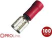 ACV Kabelschoen 4.8x0.8 rood (100stuks)