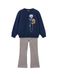 Mayoral Legging imprimée pour filles et enfants, bleu marine