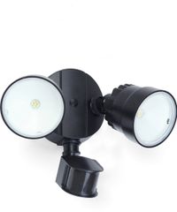 LUTEC Lampe murale LED Shrimp PIR avec capteur - Noir