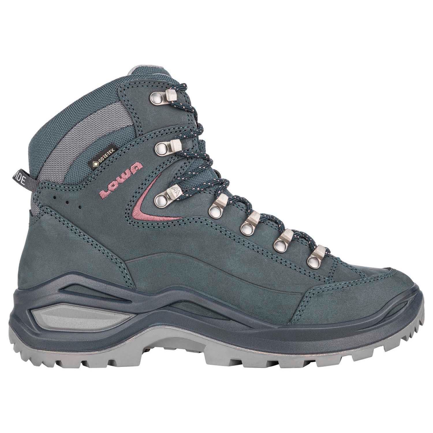 Lowa Renegade Evo GTX Wandelschoen - Dames - Steelblue/Oldrose - Maat 41