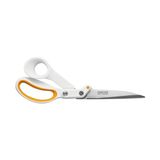 Fiskars Amplify RazorEdge Kleermakersschaar voor Rechtshandigen, 25 cm, Roestvrijstaal, Wit/Oranje