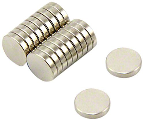first4magnets Magneet Expert Neodymium Magneet - 10mm x 2mm - 1kg - 20 stuks