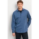OLYMP Casual Regular Fit Overhemd marine, Faux-uni