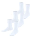 FALKE Family 3-Pack katoen multipack sokken kinderen wit - maat 27-30
